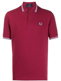 Fred Perry рубашка-поло с отделкой в полоску