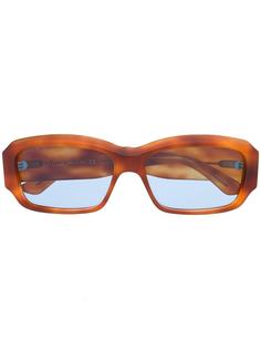 Gucci Eyewear солнцезащитные очки в прямоугольной оправе