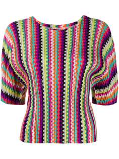 Pleats Please Issey Miyake трикотажный топ