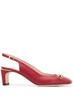 Pollini slingback mid-heel pumps