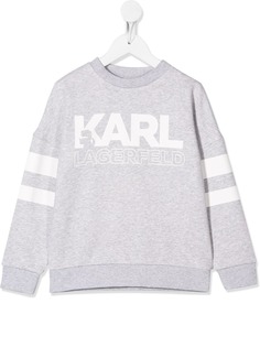 Karl Lagerfeld Kids printed logo sweatshirt