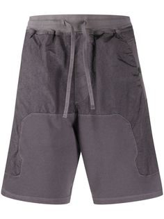 Stone Island Shadow Project panelled track shorts