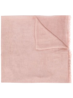 Faliero Sarti woven frayed-edge scarf