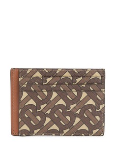 Burberry картхолдер с монограммой