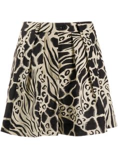 Alberta Ferretti шорты Animalier