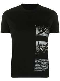 Rick Owens DRKSHDW футболка с графичным принтом и круглым вырезом