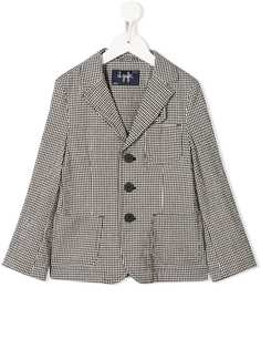 Il Gufo пиджак в клетку гингем