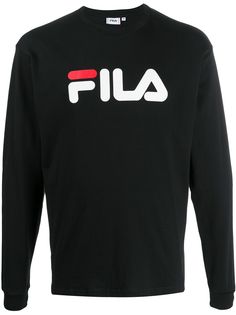 Fila футболка с длинными рукавами и логотипом