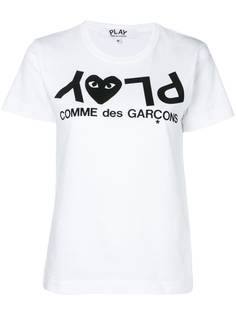 Comme Des Garçons Play футболка с логотипом