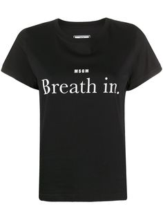 MSGM футболка Breathe In