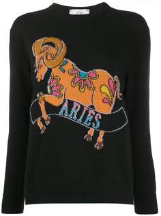 Alberta Ferretti джемпер с принтом Aries
