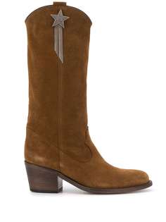 Via Roma 15 knee-length western style boots