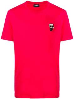 Karl Lagerfeld logo-patch crew neck T-shirt