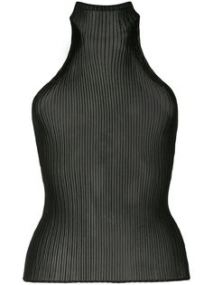 Dion Lee corrugated sheer tank top