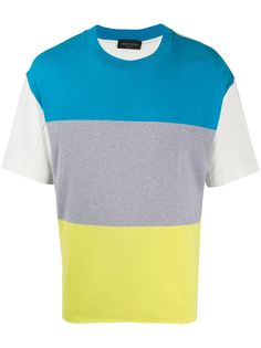 Roberto Collina colour-block short sleeve T-shirt