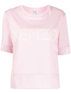 Kenzo mesh detail logo T-shirt