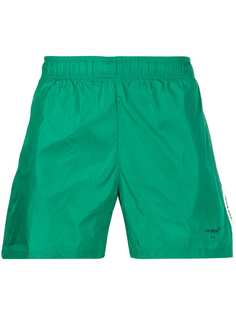 Off-White SEASONAL LOGO SWIMSHORTS MINT BLACK
