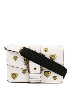 Versace Jeans Couture embellished buckle shoulder bag