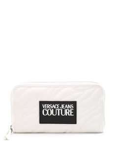 Versace Jeans Couture logo plaque wallet