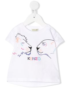 Kenzo Kids logo print T-shirt