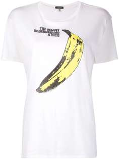 R13 band print T-shirt