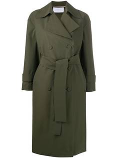 Harris Wharf London oversized double-breasted trench coat