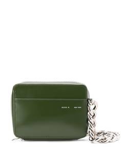 Kara logo printed mini shoulder bag