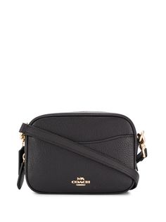 Coach zipped logo crossbody bag