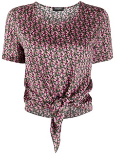 Simonetta Ravizza bow-detail floral blouse