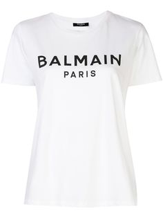 Balmain футболка с короткими рукавами и логотипом