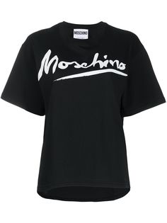 Moschino футболка с логотипом