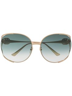 Gucci Eyewear солнцезащитные очки в массивной оправе