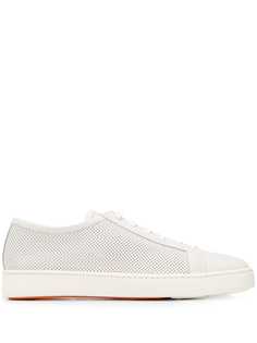 Santoni кеды на шнуровке