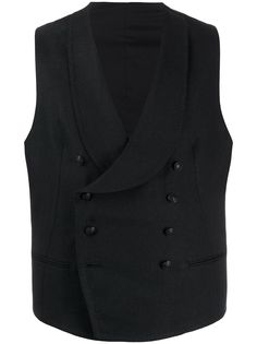Tagliatore textured waistcoat