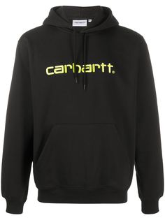 Carhartt WIP logo embroidered hoodie