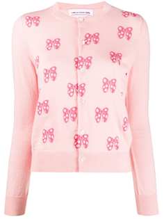 Comme Des Garçons Girl bow-jacquard cardigan