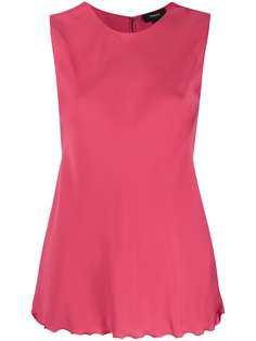 Theory Ruffled Shell top