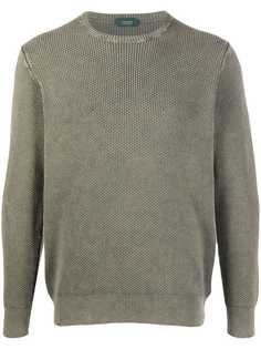Zanone crew-neck textured sweater
