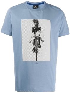 PS Paul Smith cycle-print crew neck T-shirt