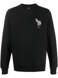 PS Paul Smith zebra-print crew neck sweatshirt