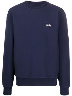 Stussy logo-embroidered sweatshirt