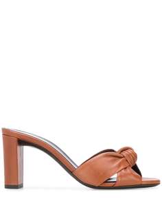 Saint Laurent twisted 80 mules
