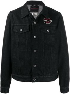 Deus Ex Machina logo-patch denim jacket