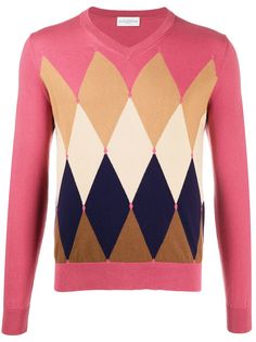 Ballantyne argyle jumper