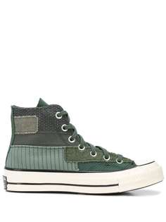 Converse patchwork high-top baseball trainers