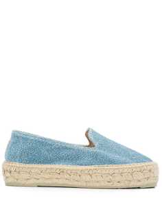 Manebi round toe platform espadrilles