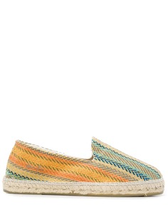 Manebi round toe raffia espadrilles