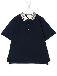 Gucci Kids logo collar polo shirt