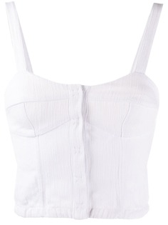 Forte Forte bustier cropped top