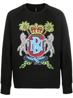 Neil Barrett logo crest emblem sweatshirt